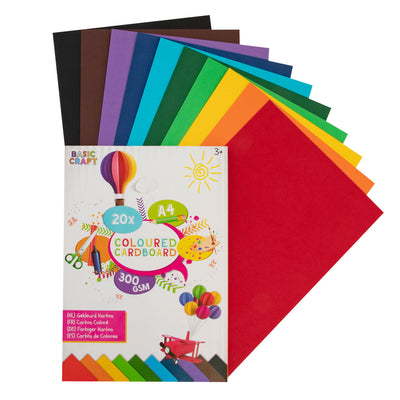 Cartulina de colores Creative Craft Group A4 20 hojas, 300 g/m²