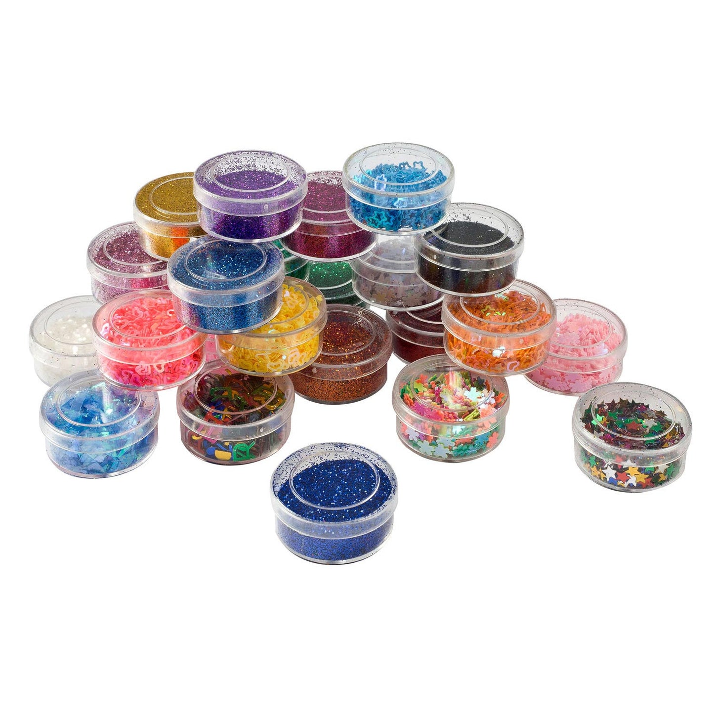 Set glitter di gruppo artigiano creativo, 24 colori