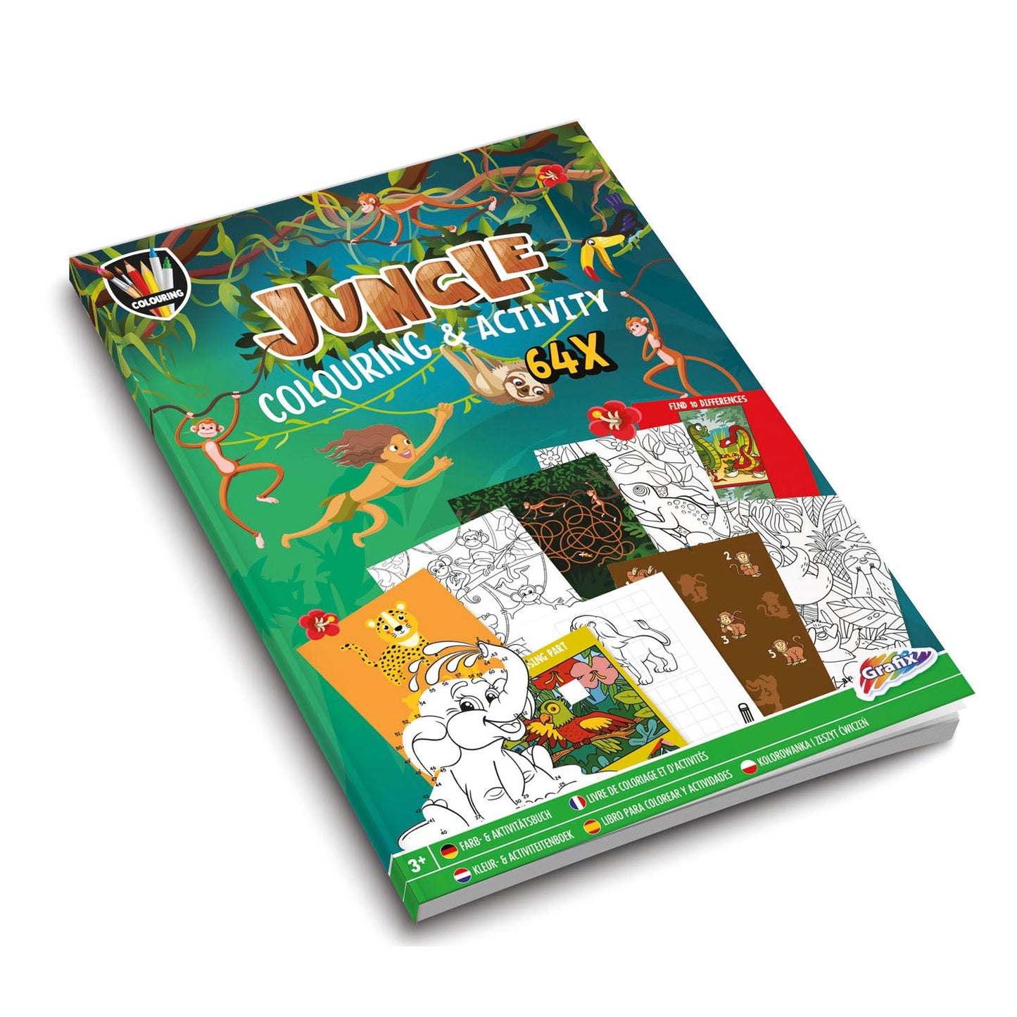 Color and Activity Book Jungle