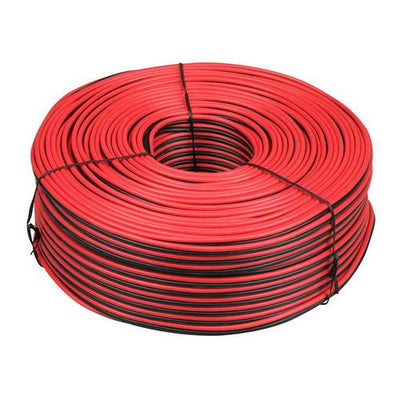 Luidsprekerkabel rood zwart 2x1.5qmm (rol=100m) p.p mtr | 100 meter stuks
