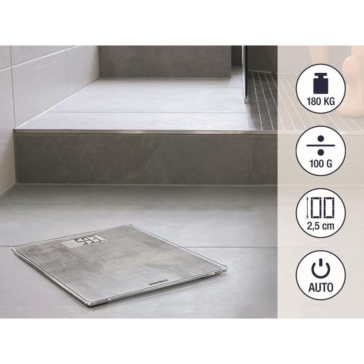 SOEHNLE SOEHNLE 63882 Digital Style Sense Compact 300 Personal Scale Betonlook