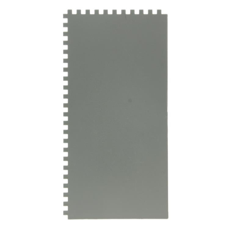 Mack 1004628 - llana de plastico 140x280mm dentada | 3 piezas