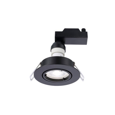 Sylvania Circle Built -In Spot LED GU10 345 LM IP20 Black