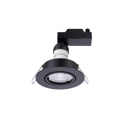 Sylvania 1067280 - kit sylspot rotondo nero confezione da 3 345lm 3000k dir. ip20 | 1 pz