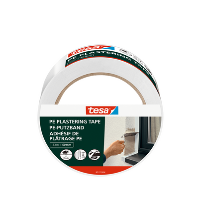 Tesa 1067558 - nastro per mascheratura, pe bianco 33 metri 50 mm | 6 pezzi