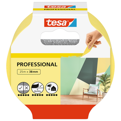 Tesa 1039441 - masking tape ind.25mx38mm | 8 pieces