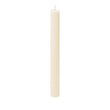 Spaas ribbed diner kaars 10 uur - ivory | 9 stuks - afbeelding 2