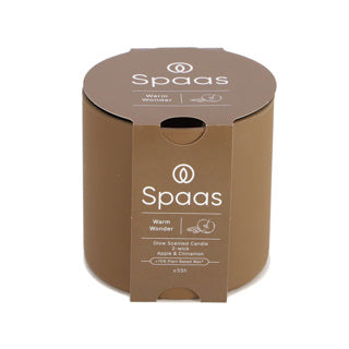 Spaas Glow scented candle 2 -wiek 55h - Warm Wonder