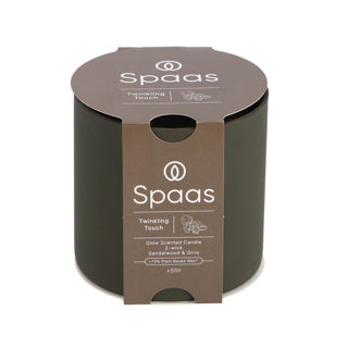 Spaas Glow scented candle 2 -wiek 55h - Twinkling Touch