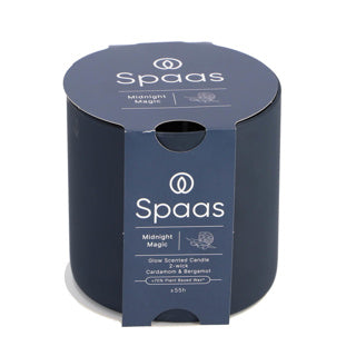 Spaas Glow Glow Scepted Candele 2 -Wiek 55h - Midnight Magic