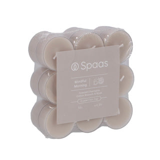 Spaas geurende clearlights blokverpakking x18 4,5u - mindful morning | 4 stuks