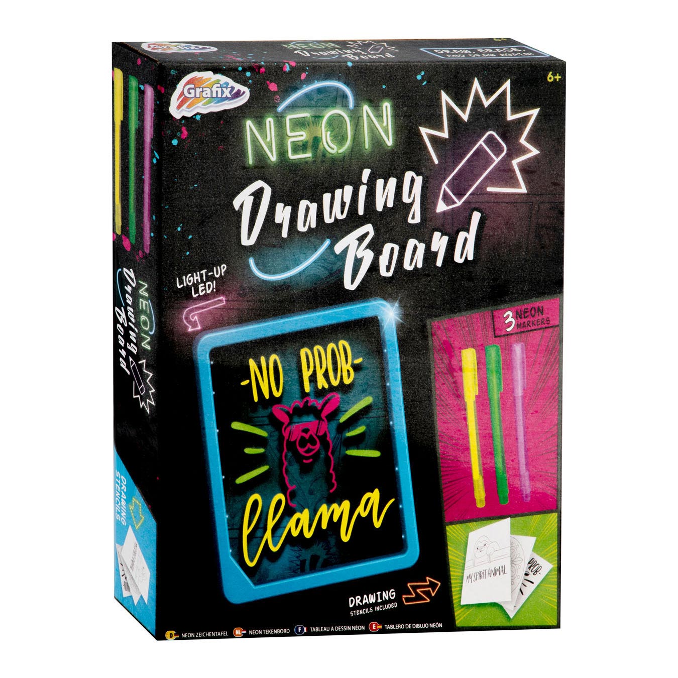 NEON DRAING TABLE CON LUZ