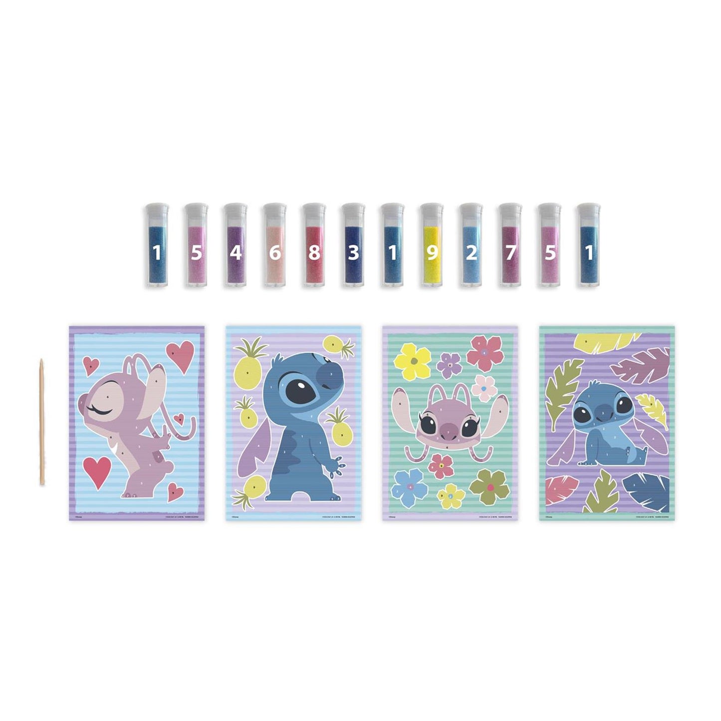 Pittura con sabbia Disney Moxy Stitch