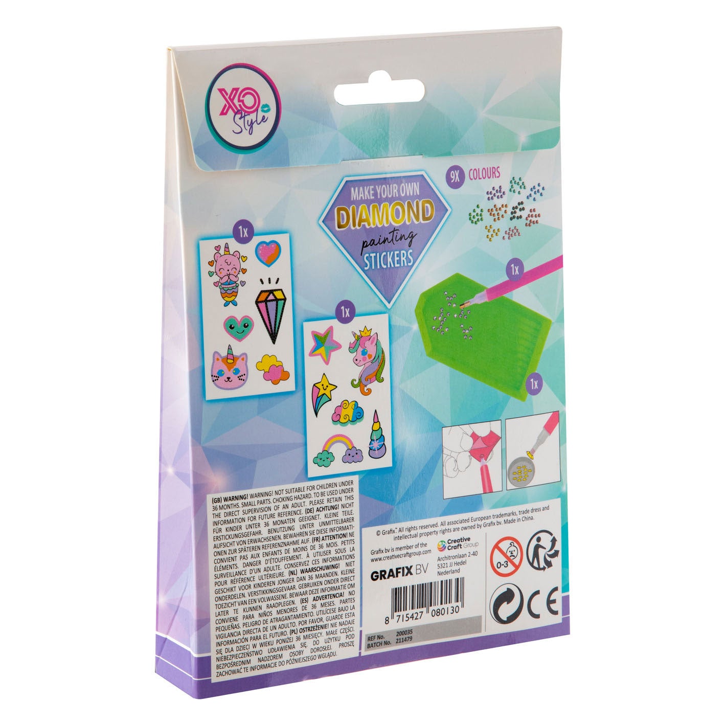 Creative Craft Group Make Your Diamond Painting Adesions, 12dlg.