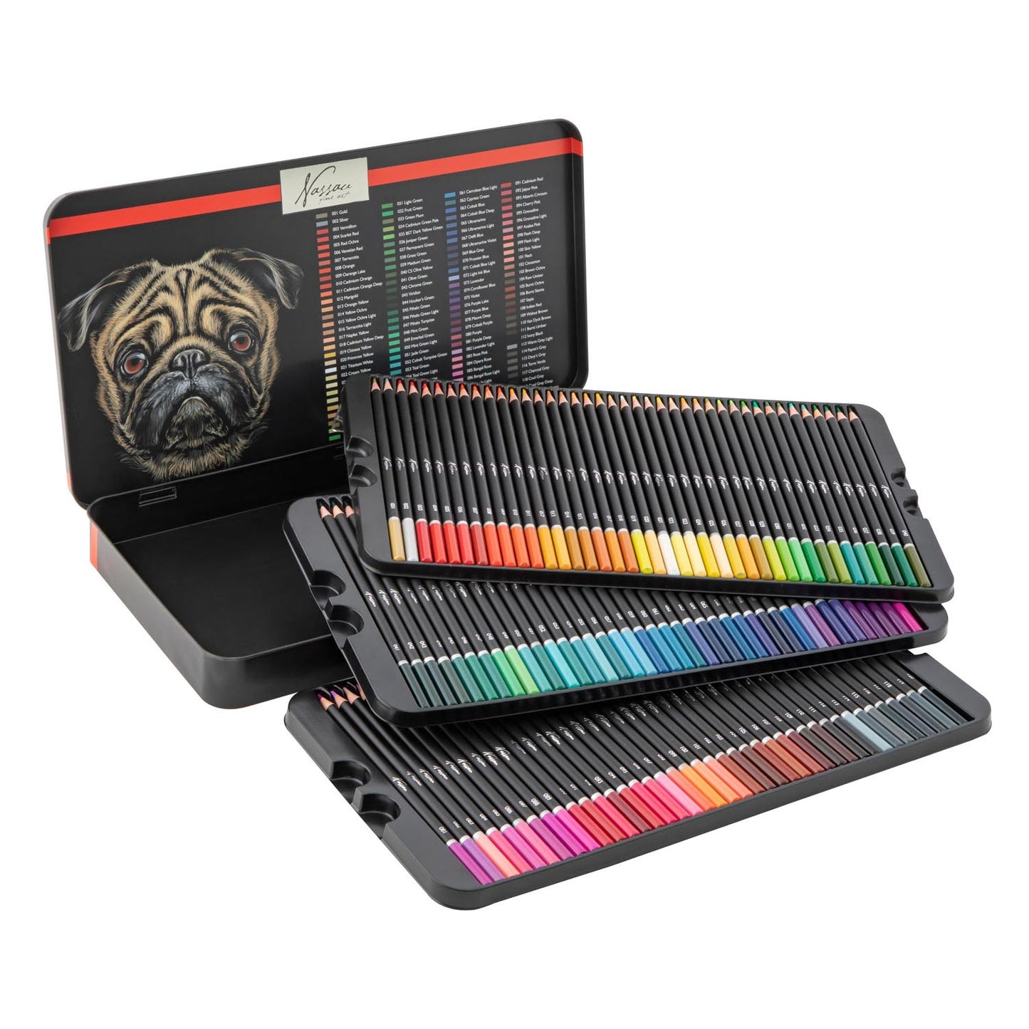 Matite colorate Nassau Fine Art Nassau in scatola, 120 pz.