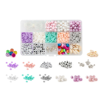 Grafix Beadsets Beads in Box, 12 juegos de cuentas