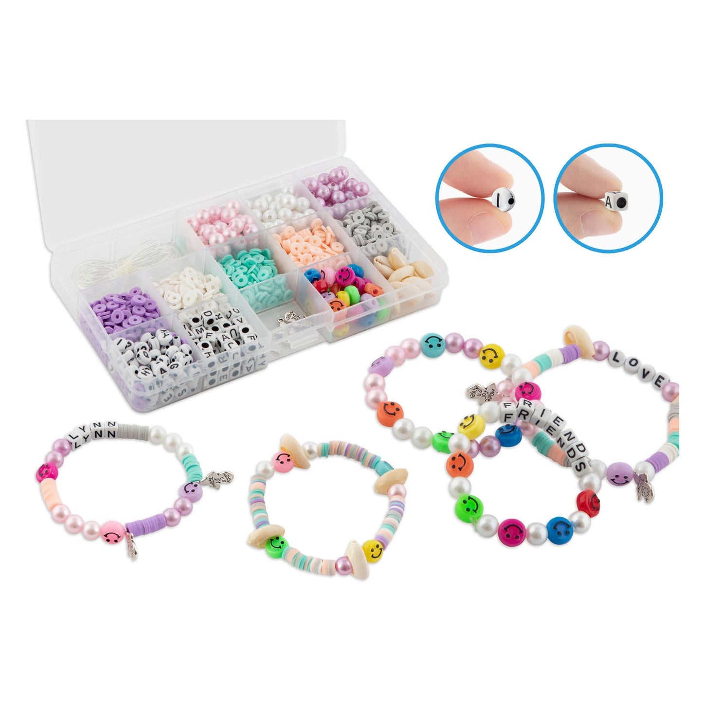 Grafix Beadsets Beads in Box, 12 juegos de cuentas