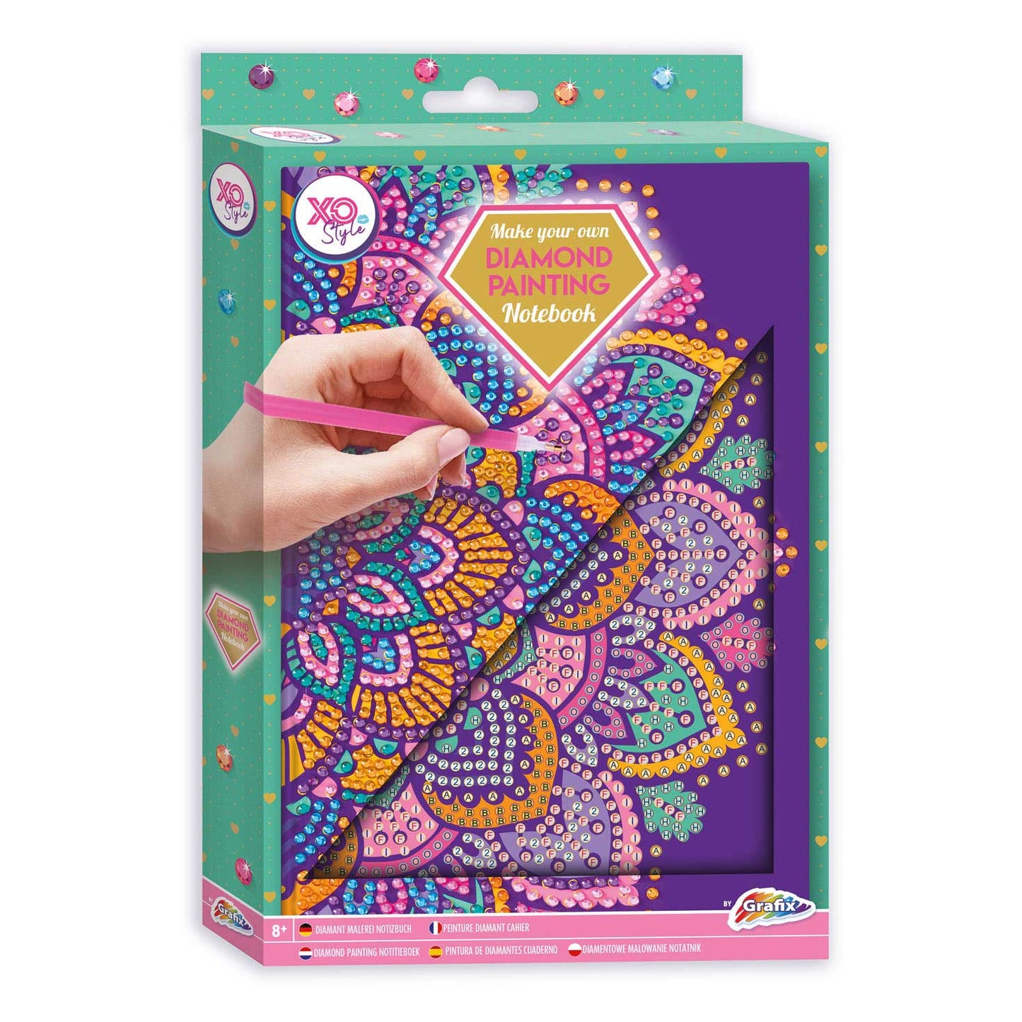 Haz tu propio cuaderno de pintura de diamantes