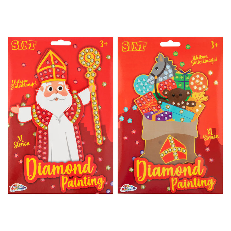 Pittura diamante mosaico Grafix Sinterklaas - pietre xl