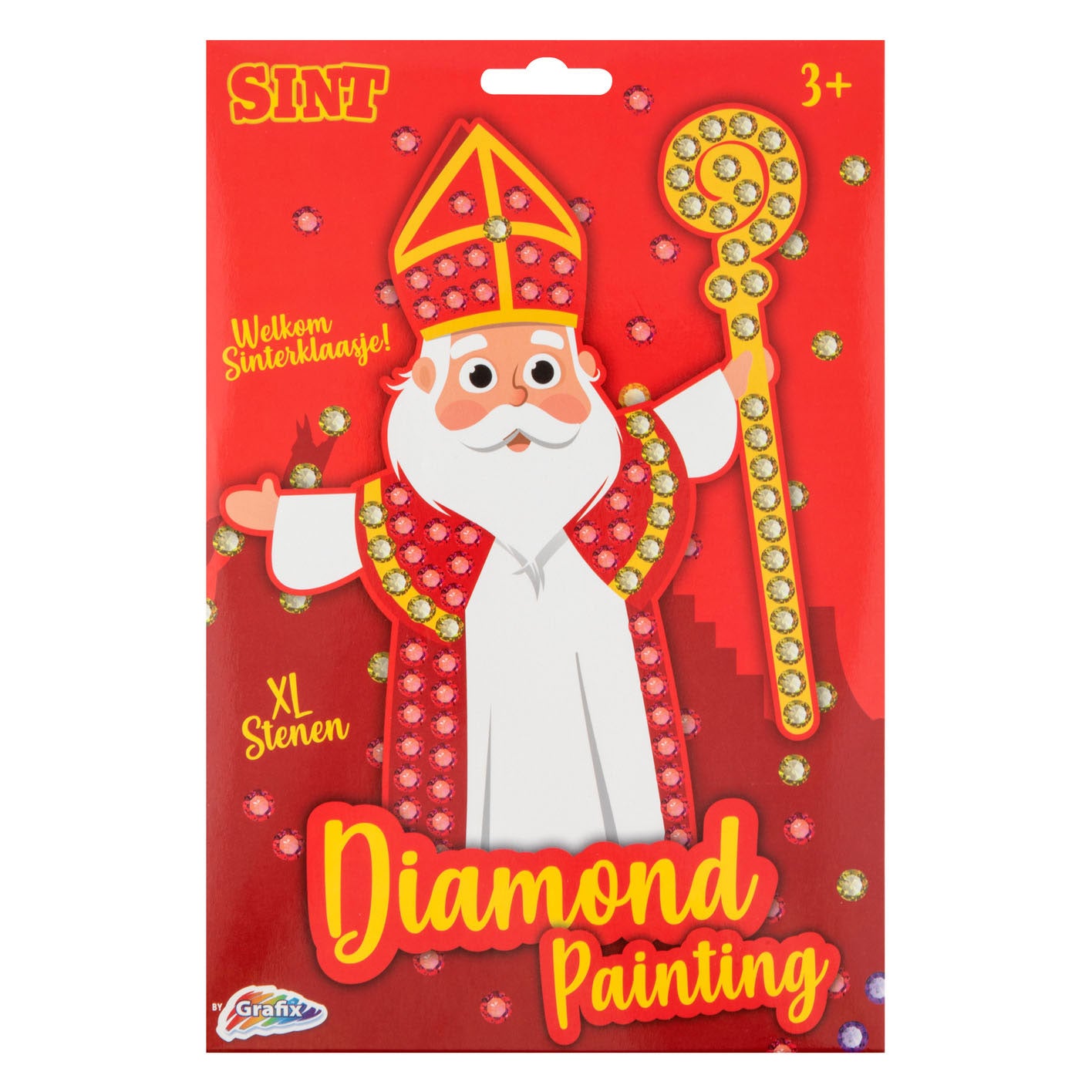Grafix Sinterklaas Mosaic Diamond Painting XL Stones
