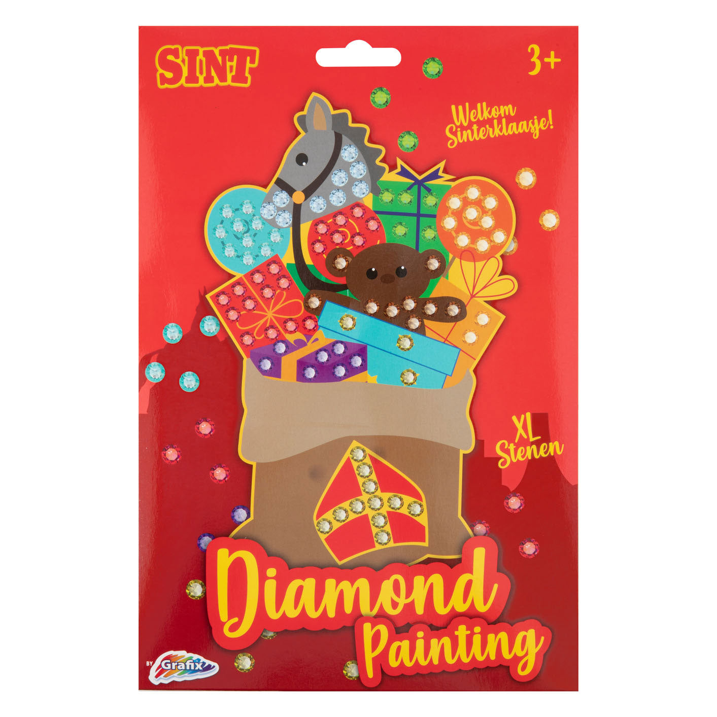 Grafix Sinterklaas Mosaic Diamond Painting XL Stones