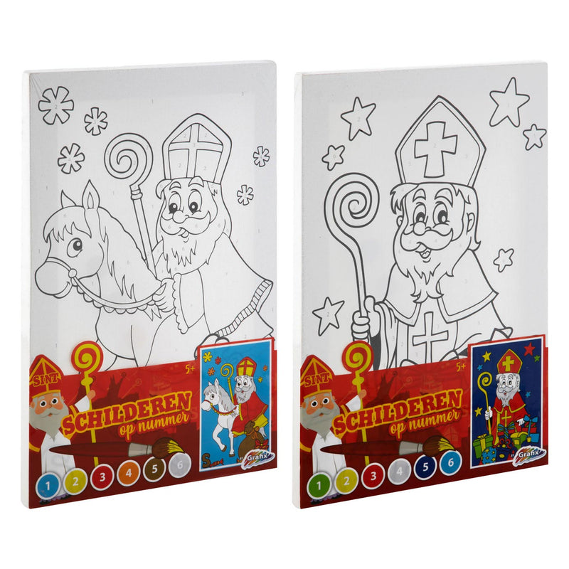 Sinterklaas tela dipinto per numero