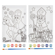Grafix sinterklaas canvas schilderen op nummer - afbeelding 2