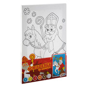 Grafix sinterklaas canvas schilderen op nummer - afbeelding 3