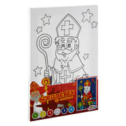 Grafix sinterklaas canvas schilderen op nummer - afbeelding 4