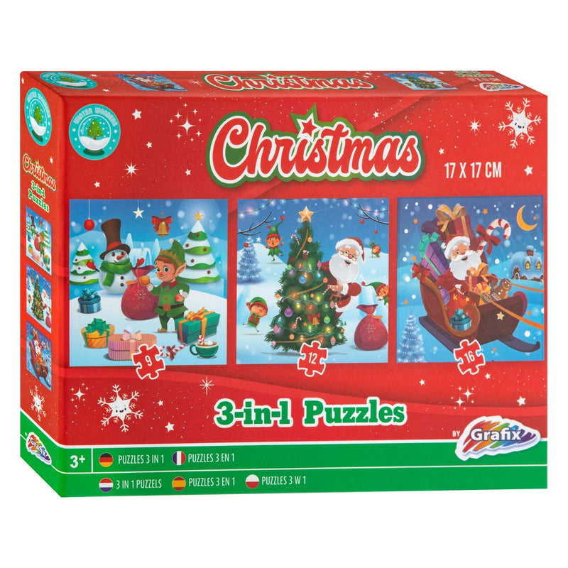Rompecabezas de Navidad 3 en 1