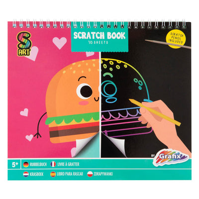 Grafix Krasboek Monstertje, 10 hojas