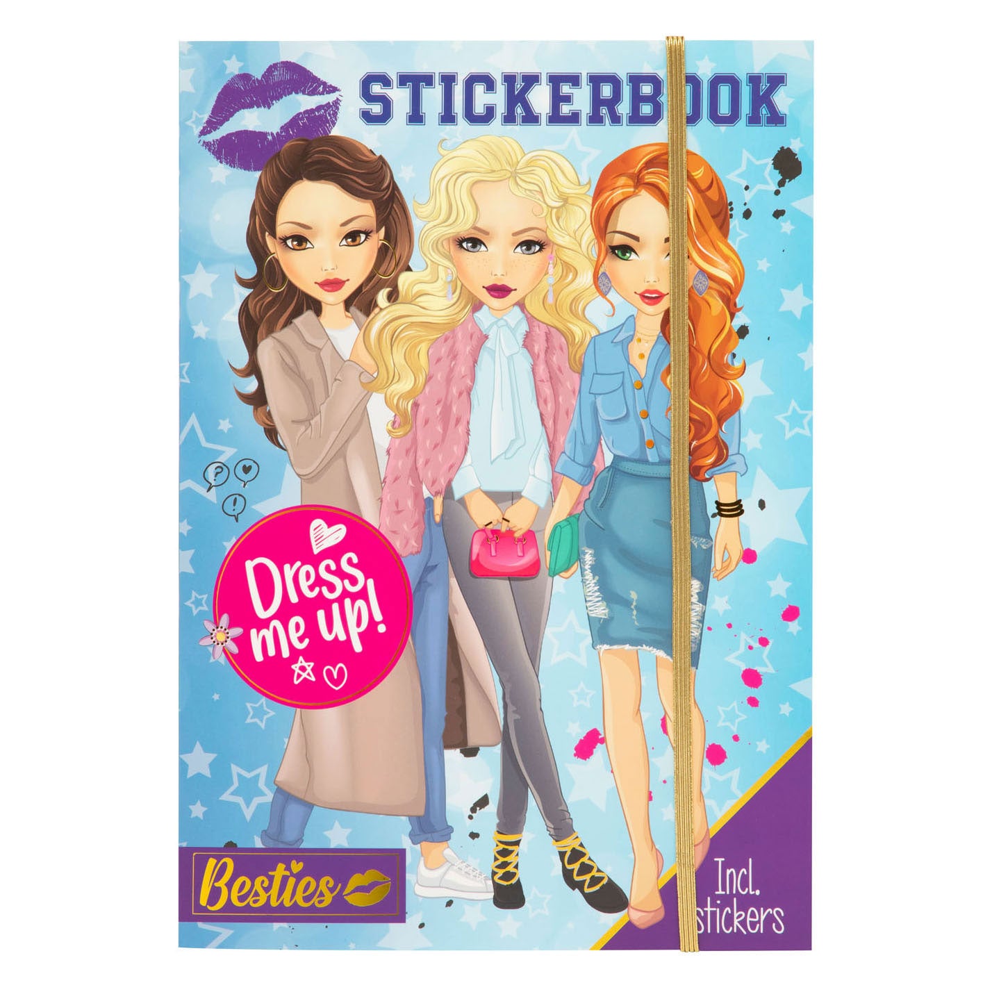 Grafix besties dress me up stickerboek