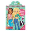 Besties Fashion Design Color and Sticker Book