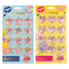Paquete de 12 pegatinas con purpurina 3D Grafix de Besties