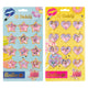 Paquete de 12 pegatinas con purpurina 3D Grafix de Besties