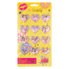 Paquete de 12 pegatinas con purpurina 3D Grafix de Besties
