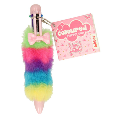 Grafix Multi -Color Pen Fluffy Rainbow