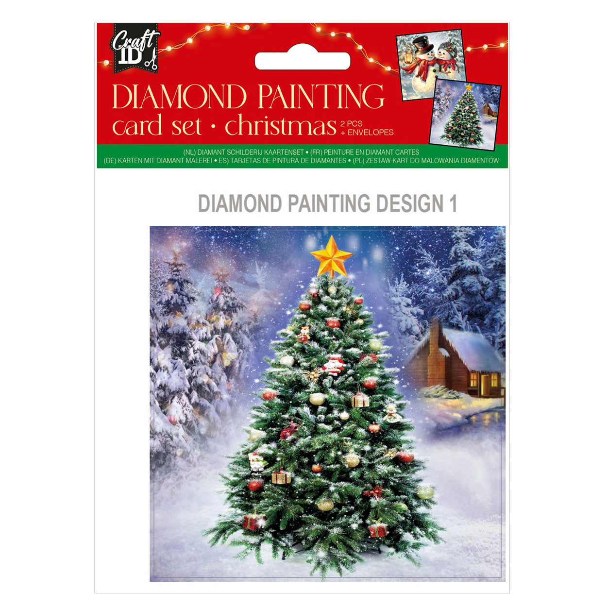 Tarjetas de Navidad con pintura de diamantes Grafix craft id