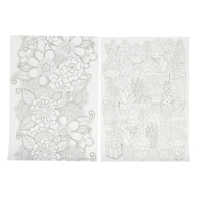 Colori per numero con 5 matite colorate