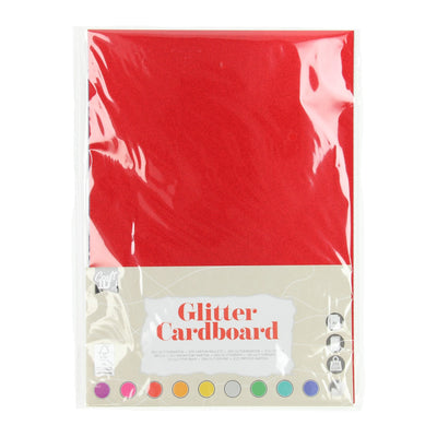 Creative Craft Group Glitter Cardboard A4, 10 fogli