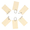 Lobbes houten sleutelhangers, 6st.