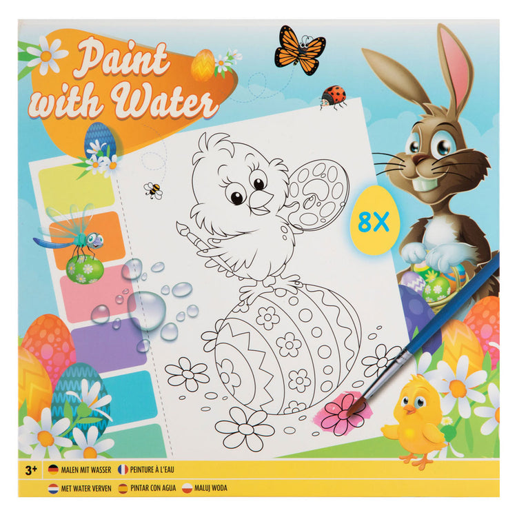 Grafix Water Portice Pasqua 8 fogli + pennello