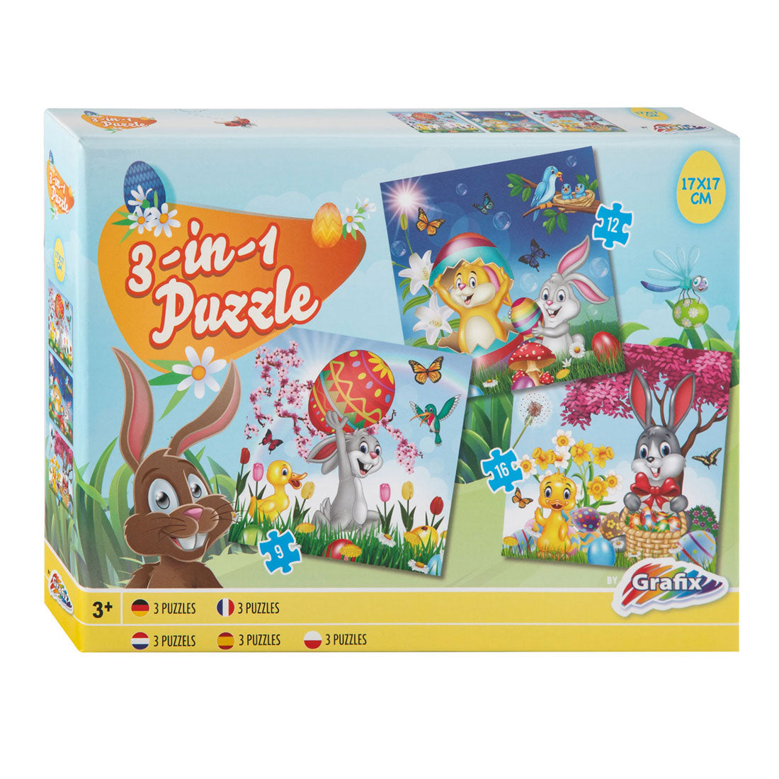 Grafix Leg Puzzel Easter 3in1
