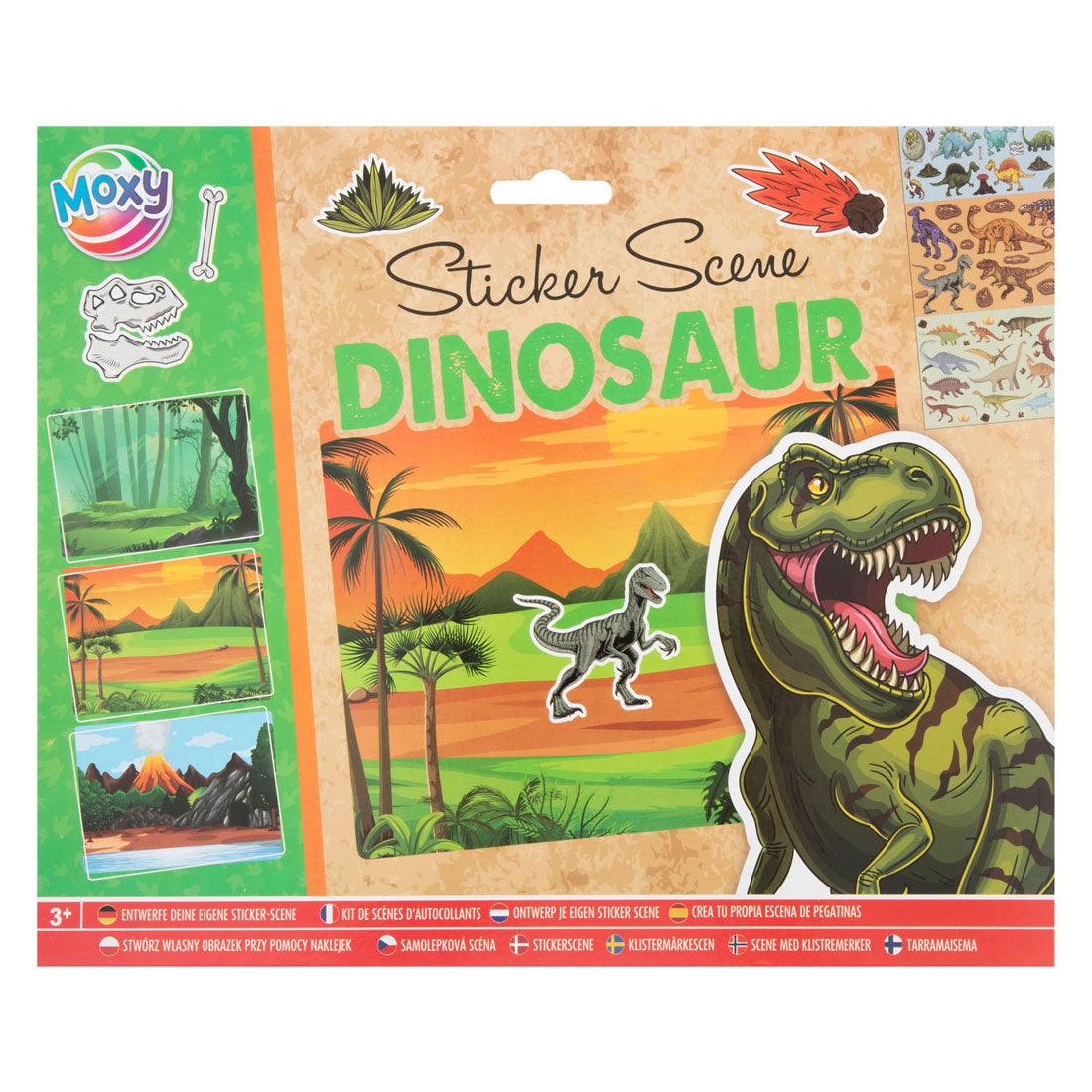 Gruppo artigianale creativo Design il tuo sticker Scene Dinosaurus