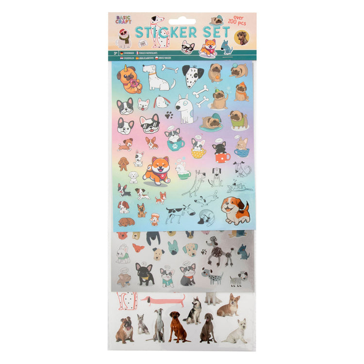 Creative craft group stickerset honden, 100st.