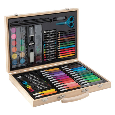Creative Craft Group Case de color de madera FSC, 86dlg.