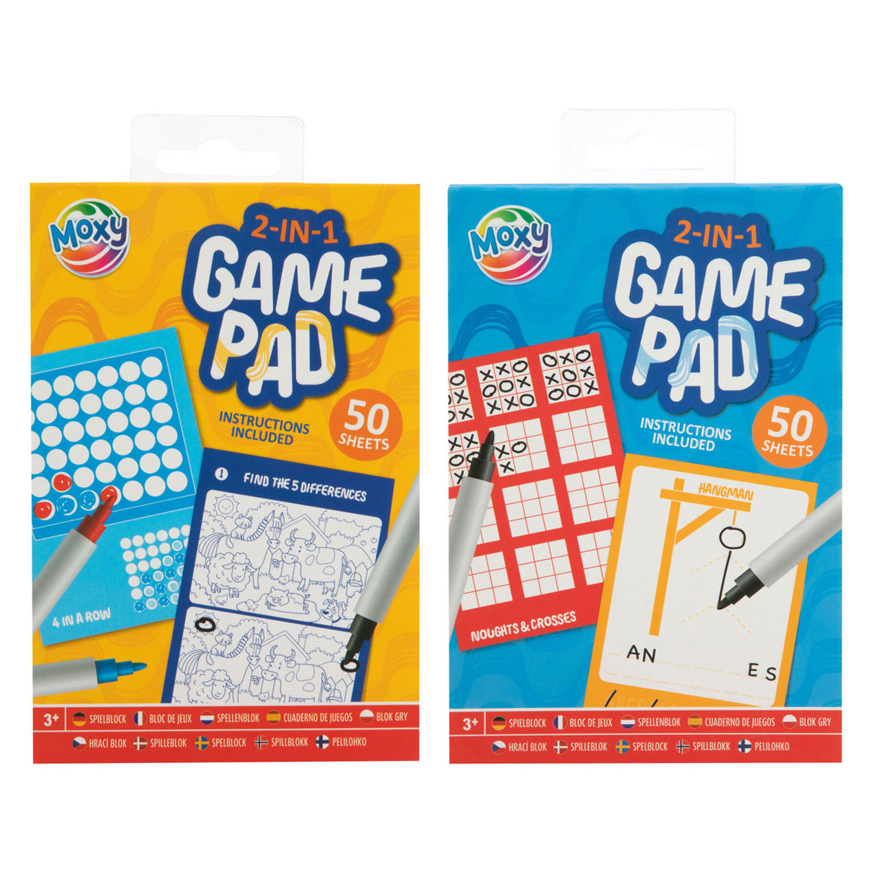 Blocco da gioco di gruppo creativo artigianale 2in1 a6, 50 pz.