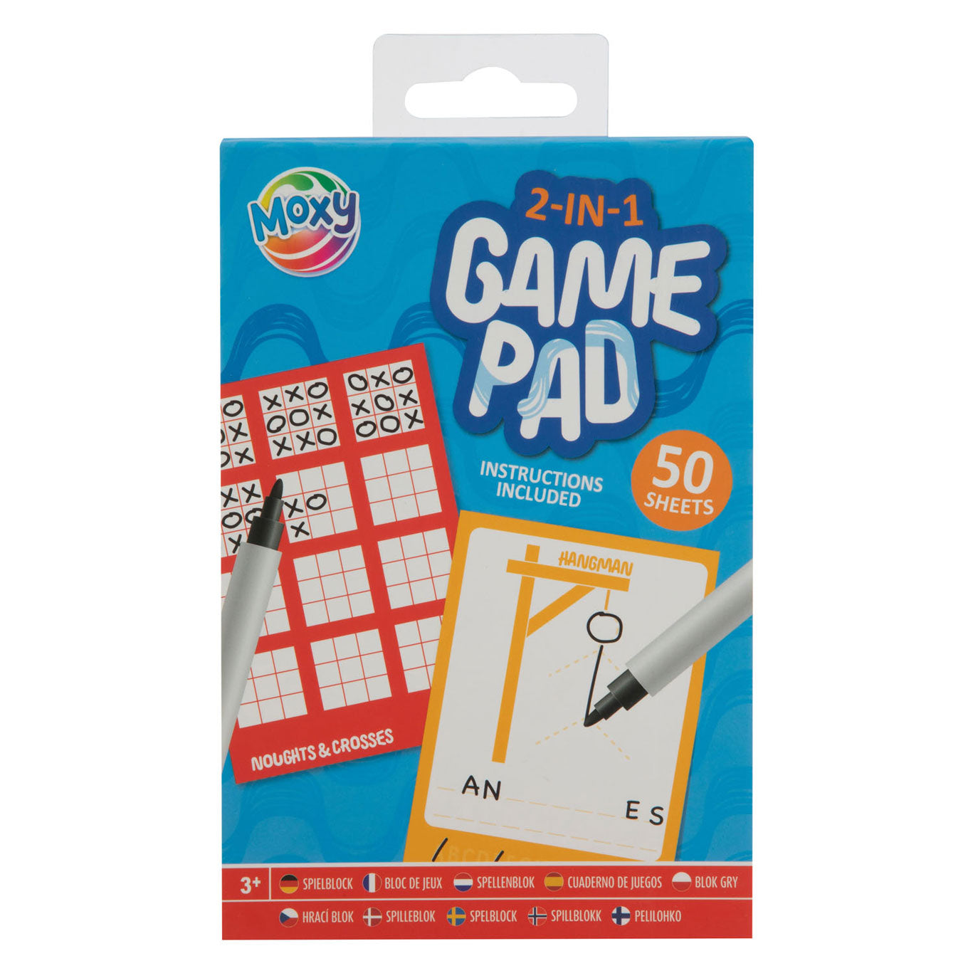 Blocco da gioco di gruppo creativo artigianale 2in1 a6, 50 pz.