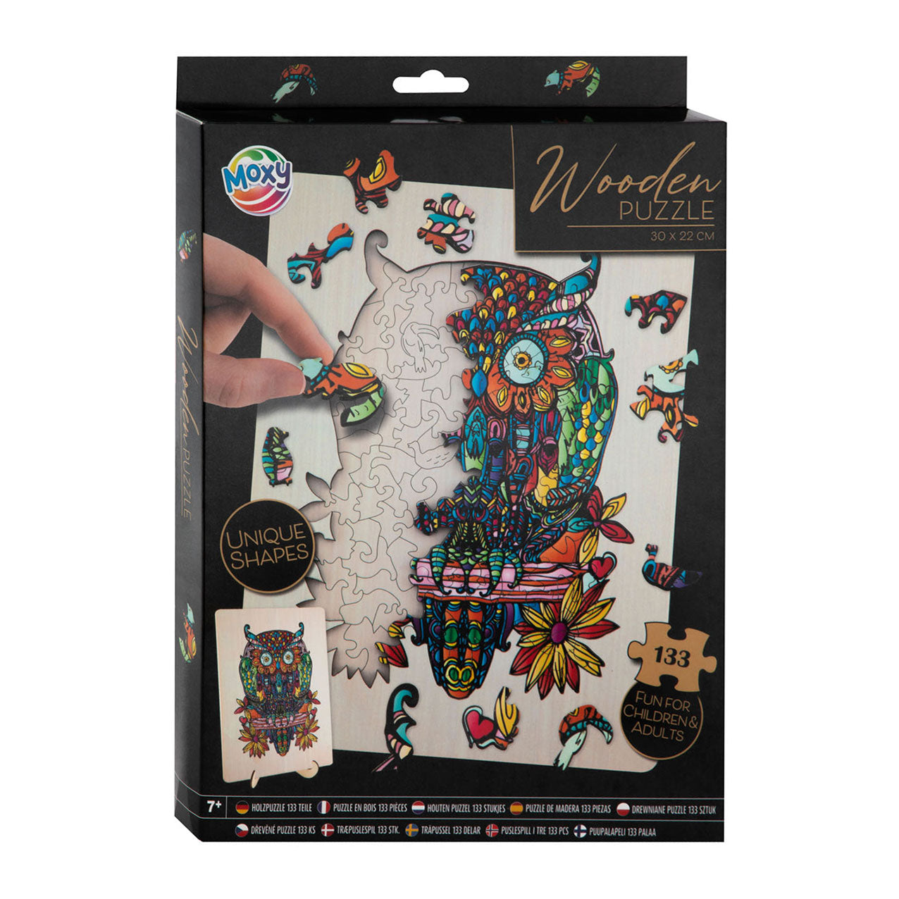 Otras marcas Moxy Wooden Puzzle Owl 133 piezas