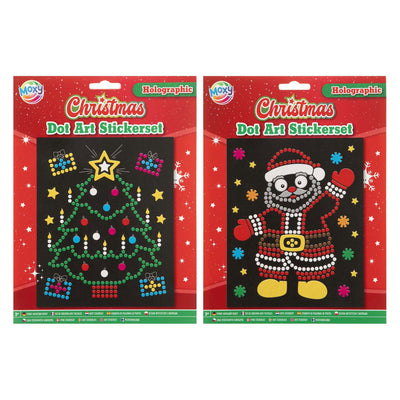 Creative Craft Group Xmas Hologry Dot Sticker Set